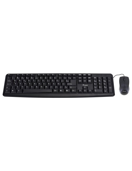 245201 teclado Ratón incluido USB QWERTY Español Negro 245201 teclado Ratón incluido USB QWERTY Español Negro