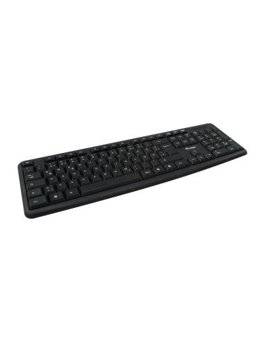 245201 teclado Ratón incluido USB QWERTY Español Negro