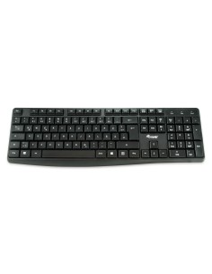 245211 teclado USB QWERTY Español Negro