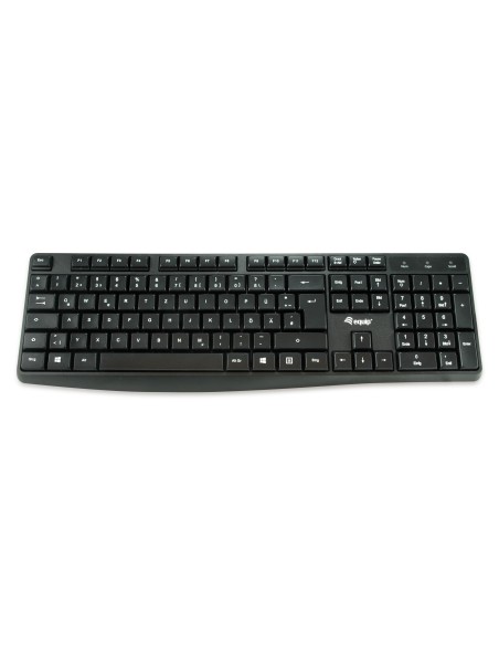 245211 teclado USB QWERTY Español Negro 245211 teclado USB QWERTY Español Negro