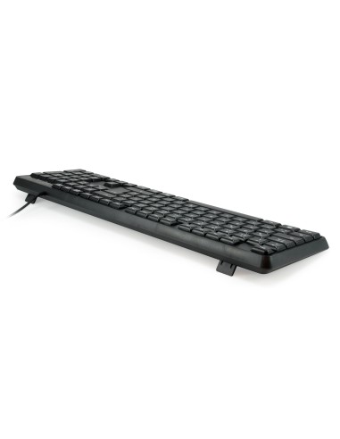 245211 teclado USB QWERTY Español Negro