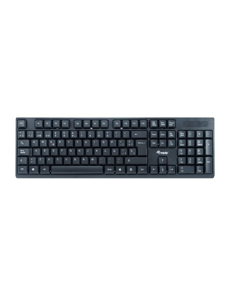 245221 teclado Ratón incluido RF inalámbrico QWERTY Español Negro 245221 teclado Ratón incluido RF inalámbrico QWERTY Español Negro