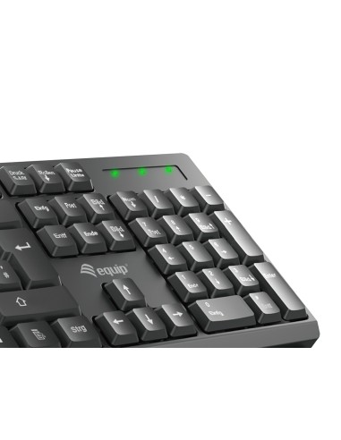 245221 teclado Ratón incluido RF inalámbrico QWERTY Español Negro