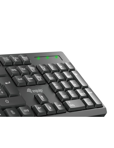 245221 teclado Ratón incluido RF inalámbrico QWERTY Español Negro 245221 teclado Ratón incluido RF inalámbrico QWERTY Español Negro