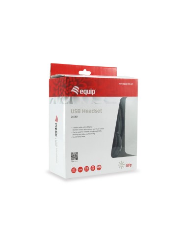 245301 auricular y casco Auriculares Alámbrico Diadema Llamadas/Música USB tipo A Negro