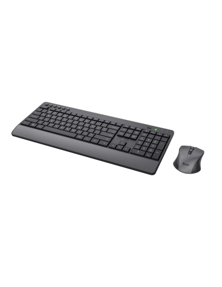 Trezo teclado Ratón incluido RF inalámbrico QZERTY Español Negro Trezo teclado Ratón incluido RF inalámbrico QZERTY Español Negro