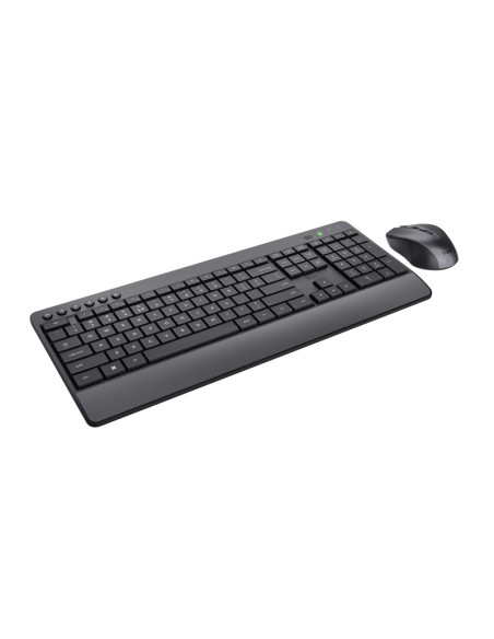Trezo teclado Ratón incluido RF inalámbrico QZERTY Español Negro Trezo teclado Ratón incluido RF inalámbrico QZERTY Español Negro