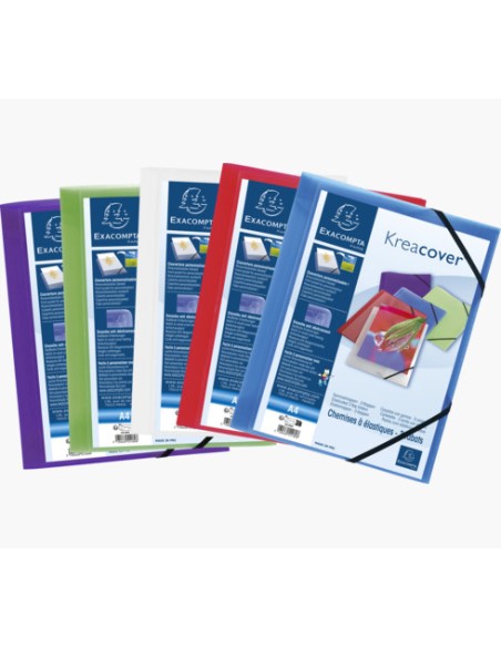 55189E carpeta Polipropileno (PP) Multicolor A4