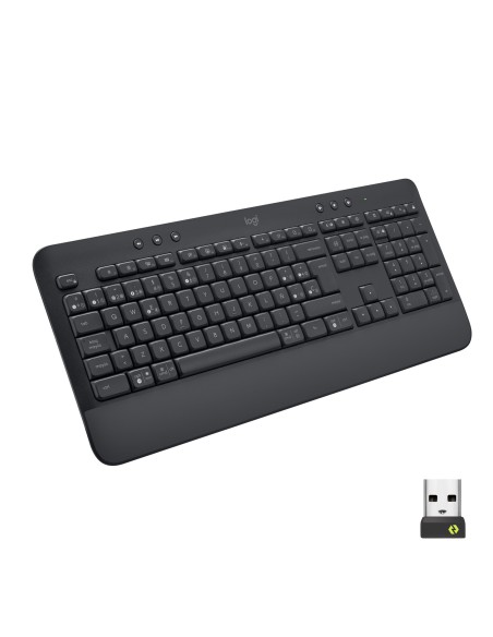 Signature K650 teclado Oficina RF Wireless + Bluetooth QWERTY Español Grafito Signature K650 teclado Oficina RF Wireless + Bluetooth QWERTY Español Grafito
