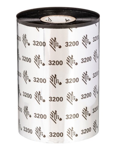 3200 Premium Wax-Resin cinta térmica 450 m Negro