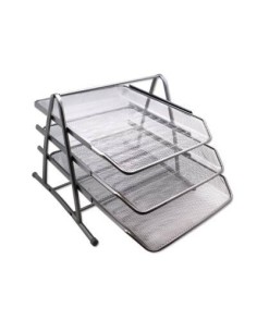 BISMARK BANDEJA DE REJILLA TRIPLE 35X30X24.5 CM CROMADO