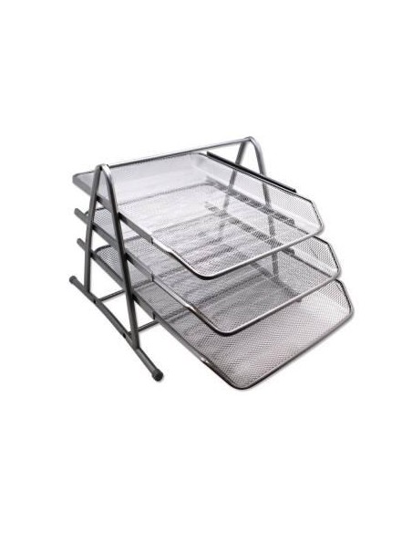 BISMARK BANDEJA DE REJILLA TRIPLE 35X30X24.5 CM CROMADO