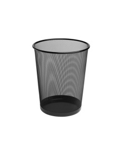 BISMARK PAPELERA DE REJILLA ALTA CAPACIDAD NEGRO