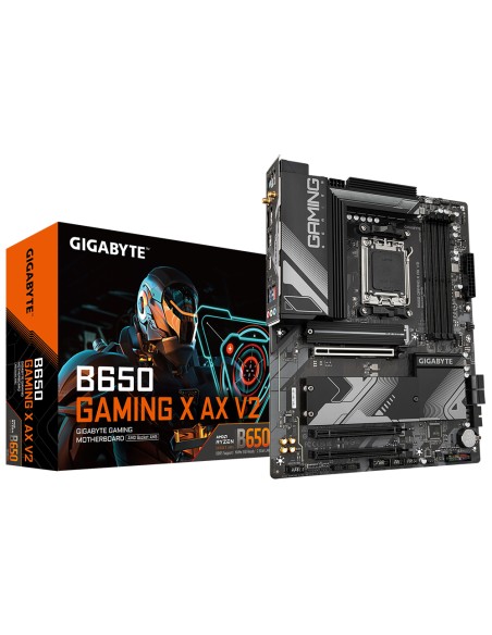 B650 GAMING X AX V2 Placa base - AMD Ryzen serie 9000, VRM de 8+2+2 fases, hasta 8000 MHz DDR5 (OC), 1xPCIe 5.0 + 2xPCIe 4.0 M.2