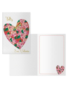 Pack 6 tarjetas felicitacion modelo valentin cuore 115x170mm
