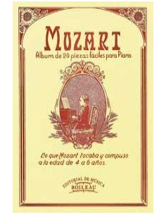 Mozart album 20 piezas faciles piano