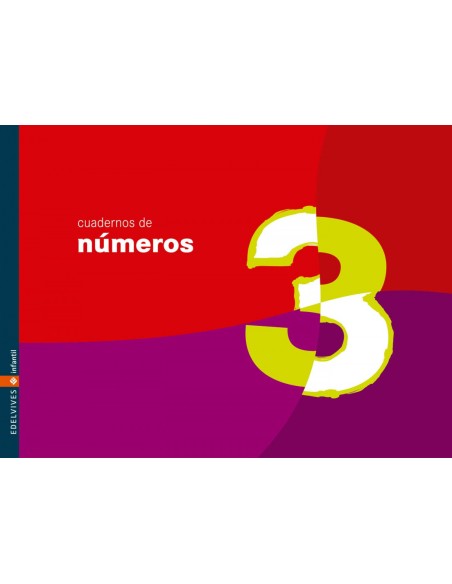 Cuaderno 3 de numeros Infantil
