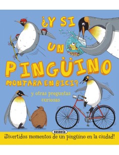 Y si un pinguino montara en bici