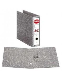 DOHE ARCHIVADOR ARCHICLÁS CARTÓN RÍGIDO PALANCA FOLIO LOMO ANCHO GRIS JASPEADO