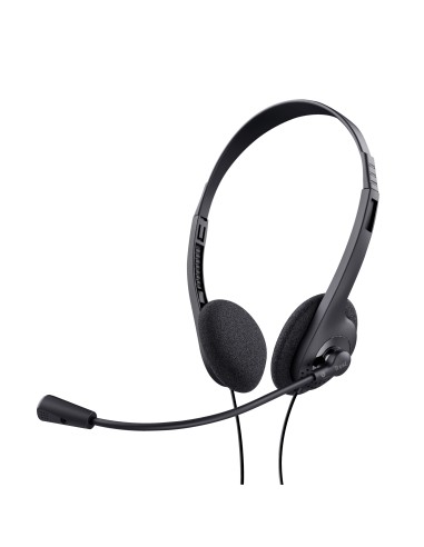 24659 auricular y casco Auriculares Alámbrico Diadema Llamadas/Música Negro