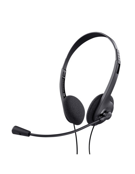 24659 auricular y casco Auriculares Alámbrico Diadema Llamadas/Música Negro