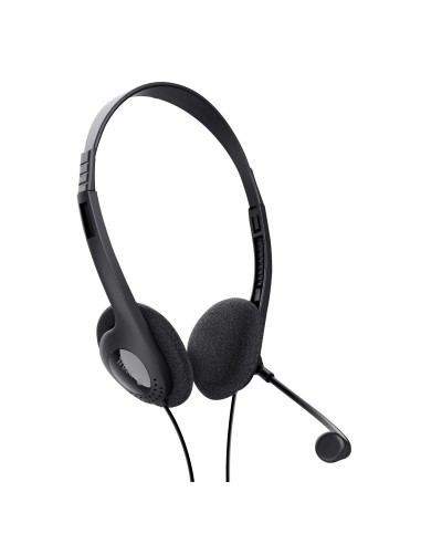 24659 auricular y casco Auriculares Alámbrico Diadema Llamadas/Música Negro
