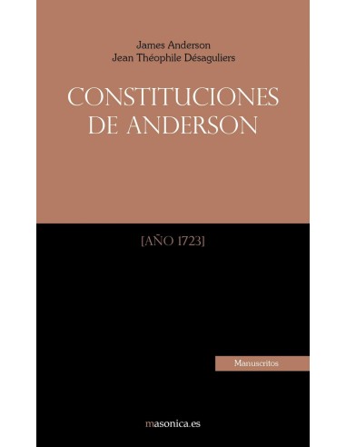 CONSTITUCIONES DE ANDERSON