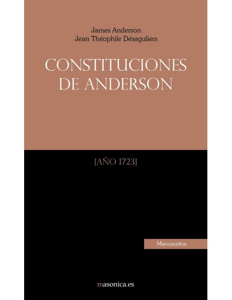 CONSTITUCIONES DE ANDERSON