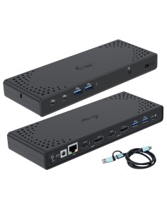 USB 3.0 / USB-C / Thunderbolt 3 Dual Display Docking Station Gen2 + Power Delivery 100W