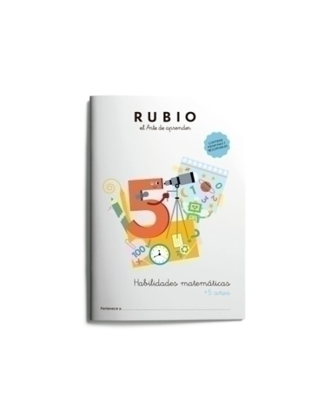 CUADERNO RUBIO HABILIDADES MATEMATICAS 5