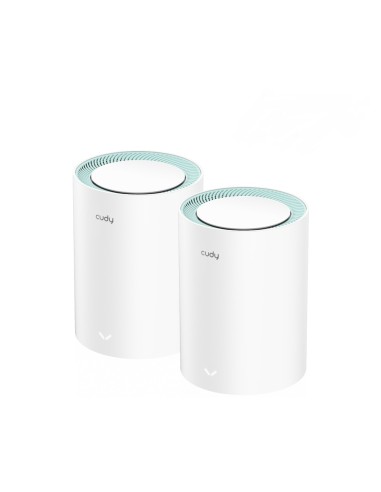 M1300 2-PACK sistema Wi-Fi Mesh (Wi-Fi en malla) Doble banda (2,4 GHz / 5 GHz) Wi-Fi 5 (802.11ac) Blanco 1 Interno