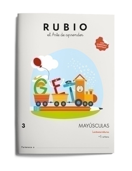 CUADERNO RUBIO MAYUSCULAS 3 - Pack de 10 unidades