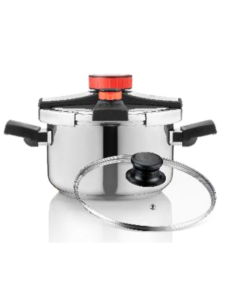 PC-6SS.022A olla a presión 6 L Acero inoxidable