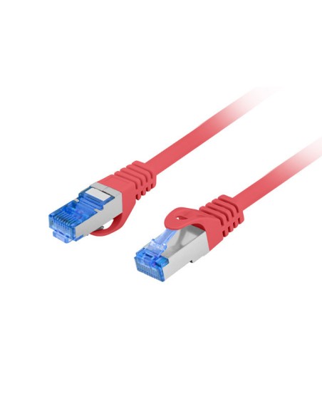 PCF6A-10CC-0025-R cable de red Rojo 0,25 m Cat6a S/FTP (S-STP)