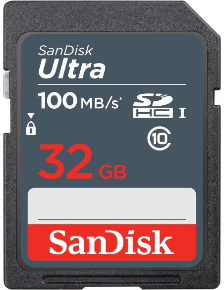 Ultra 32GB SDHC Mem Card 100MB/s UHS-I Clase 10