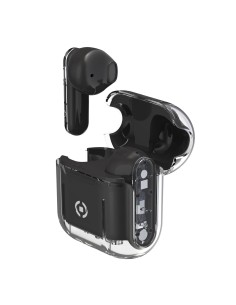 SHEER Auriculares True Wireless Stereo (TWS) Dentro de oído Llamadas/Música Negro, Transparente