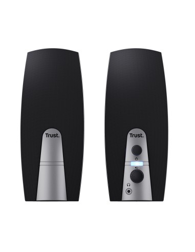 24660 conjunto de altavoces 5 W PC/ordenador portátil Negro, Metálico 2.0 canales