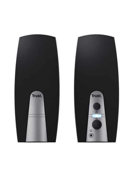 24660 conjunto de altavoces 5 W PC/ordenador portátil Negro, Metálico 2.0 canales