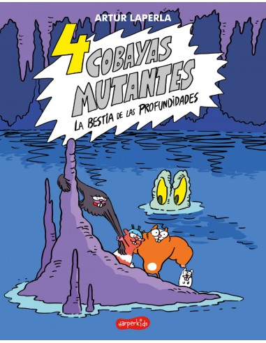 4 cobayas mutantes La bestia de las profundidades