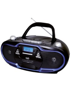 057404 sistema estéreo portátil Digital 20 W AM, FM Negro, Azul Reproducción MP3