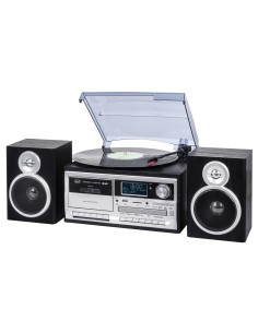 TT 1072 Tocadiscos de tracción directa Negro, Plata Semiautomático