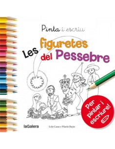 Pinta i escriu figuretes del pessebre