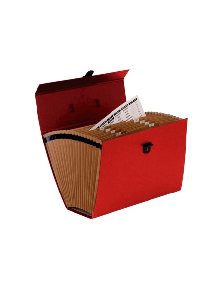 CARPETA CLASIF ACORDEON MARIOLA AZ RECIBOS ROJO