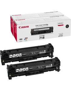 CRG-718 Bk VP cartucho de tóner 2 pieza(s) Original Negro