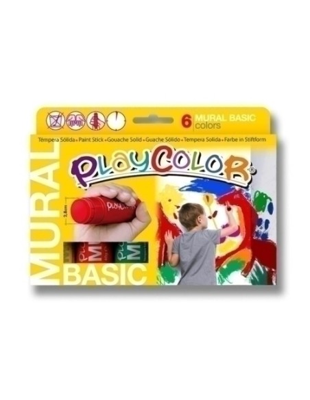 TEMPERA PLAYCOLOR MURAL C/6