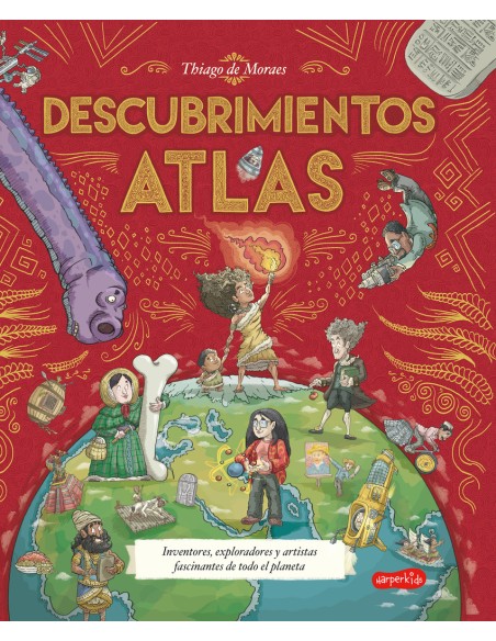 Atlas de descubrimientos no ficcion ilustrado
