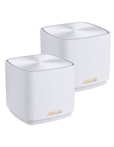 ZenWiFi XD4 Plus AX1800 2 Pack Doble banda (2,4 GHz / 5 GHz) Wi-Fi 6 (802.11ax) Blanco Interno