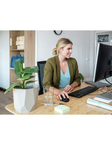 TM-201 ratón mano derecha RF inalámbrico Óptico 1600 DPI