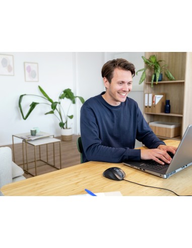 Fyda ratón mano derecha USB tipo A Óptico 5000 DPI