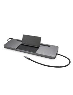 Metal USB-C Ergonomic 4K 3x Display Docking Station + Power Delivery 85 W